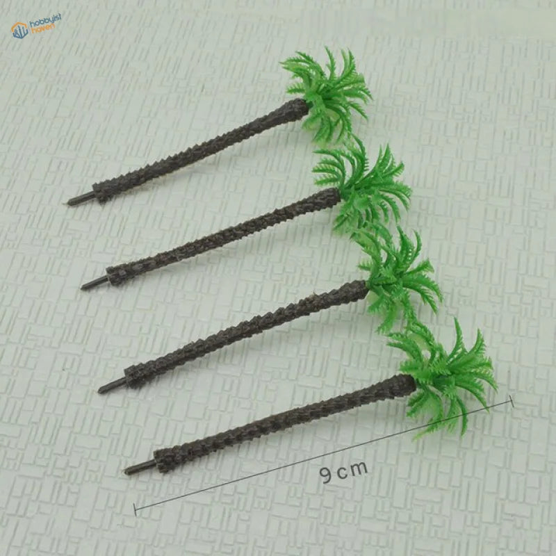 High-quality ABS palm trees with brown trunks and green fronds