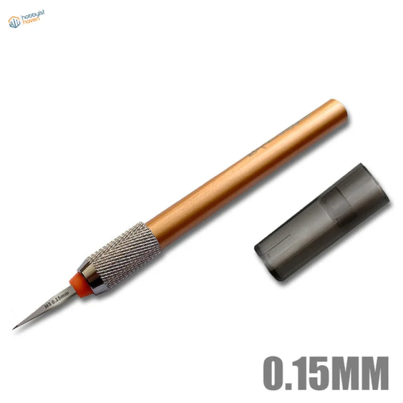 Precision 0.15mm steel burin with copper handle for scale modeling tools