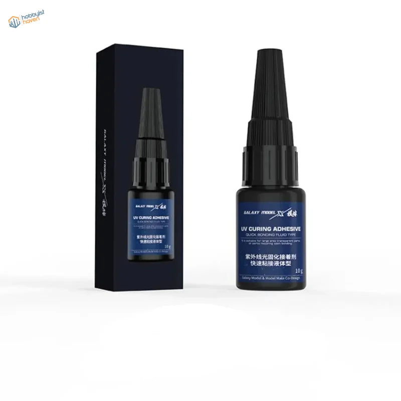 Black galaxy model rapid-curing UV glue bottle for scale modeling