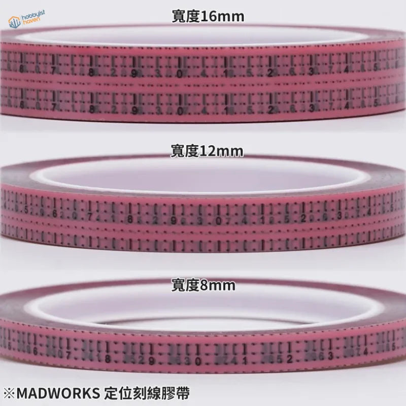 Madworks hard-edged graduated masking tape for models