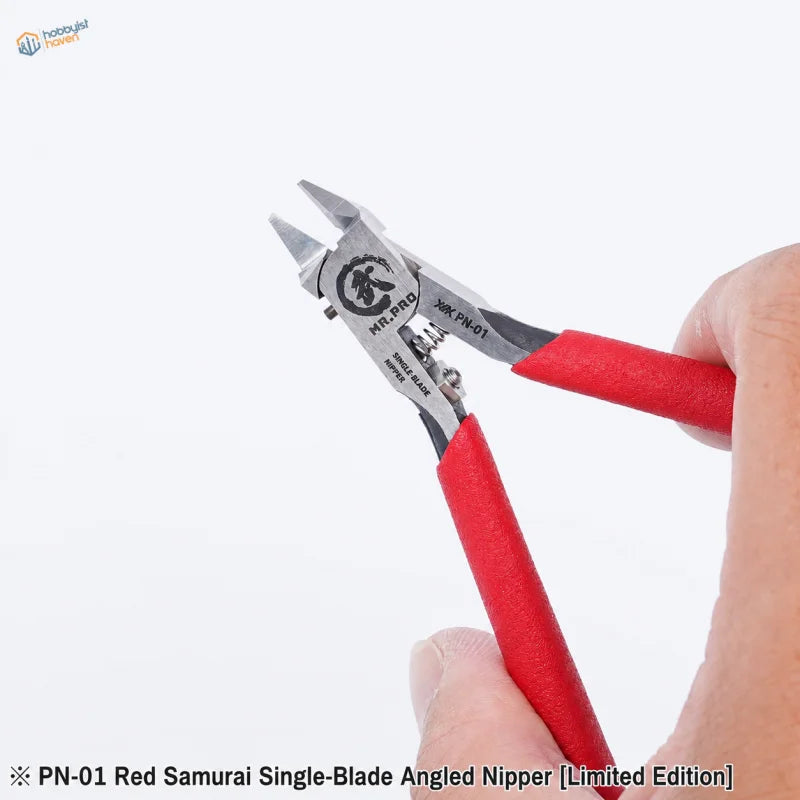 Red-handled madworks limited edition red samurai single-blade nipper precision hobby tools for scale modeling and model building