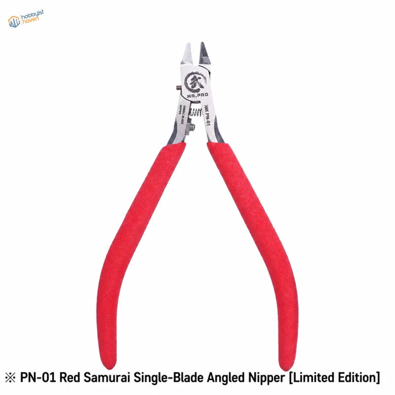 Madworks limited edition red samurai single-blade nipper with red handles and metallic jaws for precision hobby tools