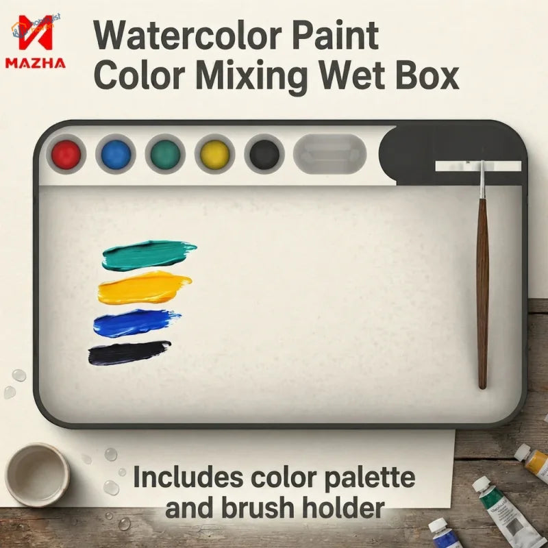 MAZHA wet palette for miniature and model painting