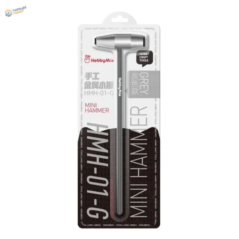 Sleek silver mini metal hammer with rounded head, Mini Metal Hammer