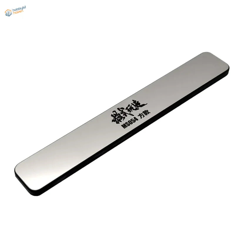 Shi Tools Glass File: silver metallic rectangular whetstone