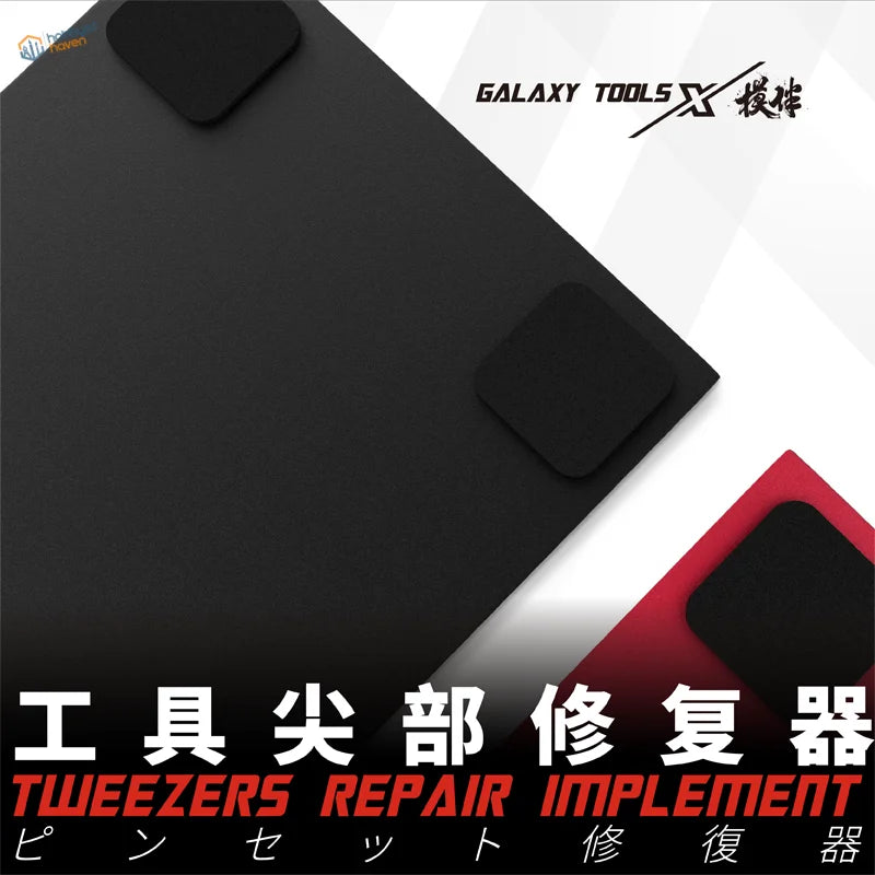 Model tool tip restorer black rectangular repair tool with square pads