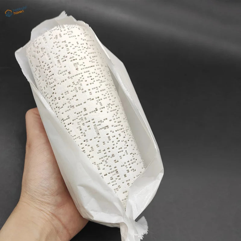 Mountain making plaster cloth roll with white paper and black dot pattern