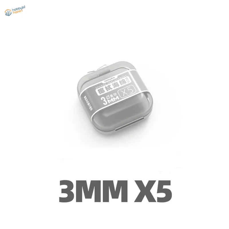 Gray plastic case with five 3mm magnetic clips for multipurpose wiping brush