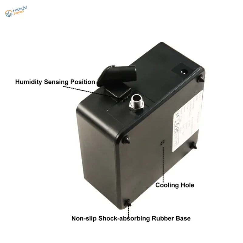 Nasedal portable air compressor back with LED display, matte black finish