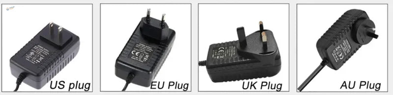 Nasedal portable air compressor LED display with US EU UK AU plug adapters