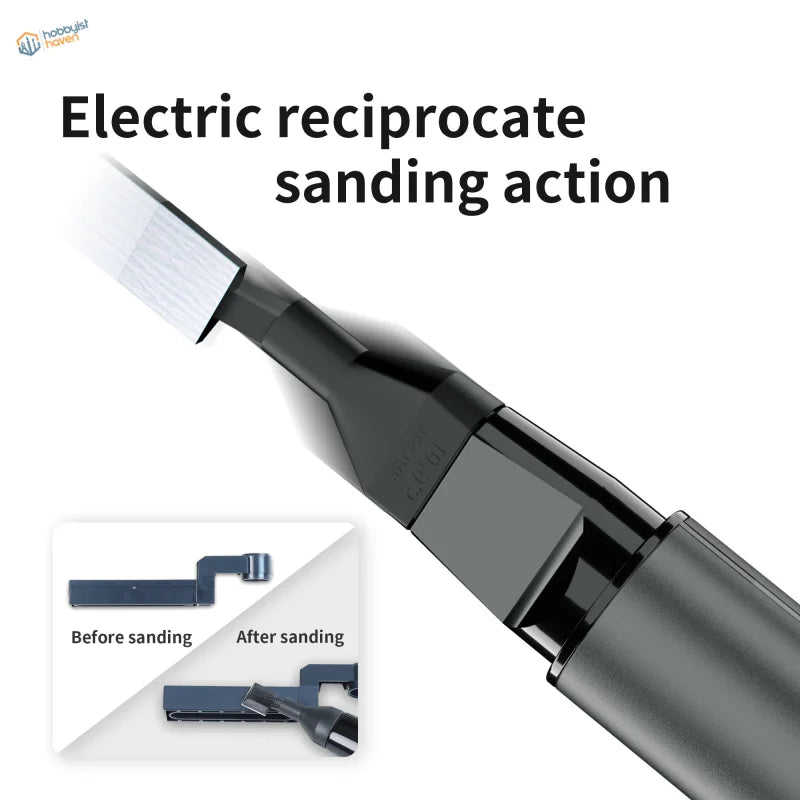DSPIAE ES-A PRO black reciprocating sander with ergonomic design