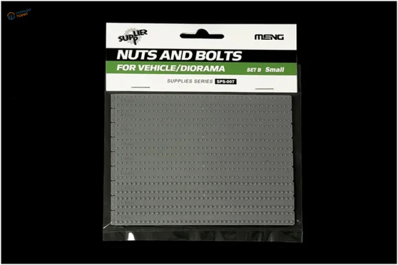 Gray plastic nuts and bolts for AFVs and Gunplas model making accessories