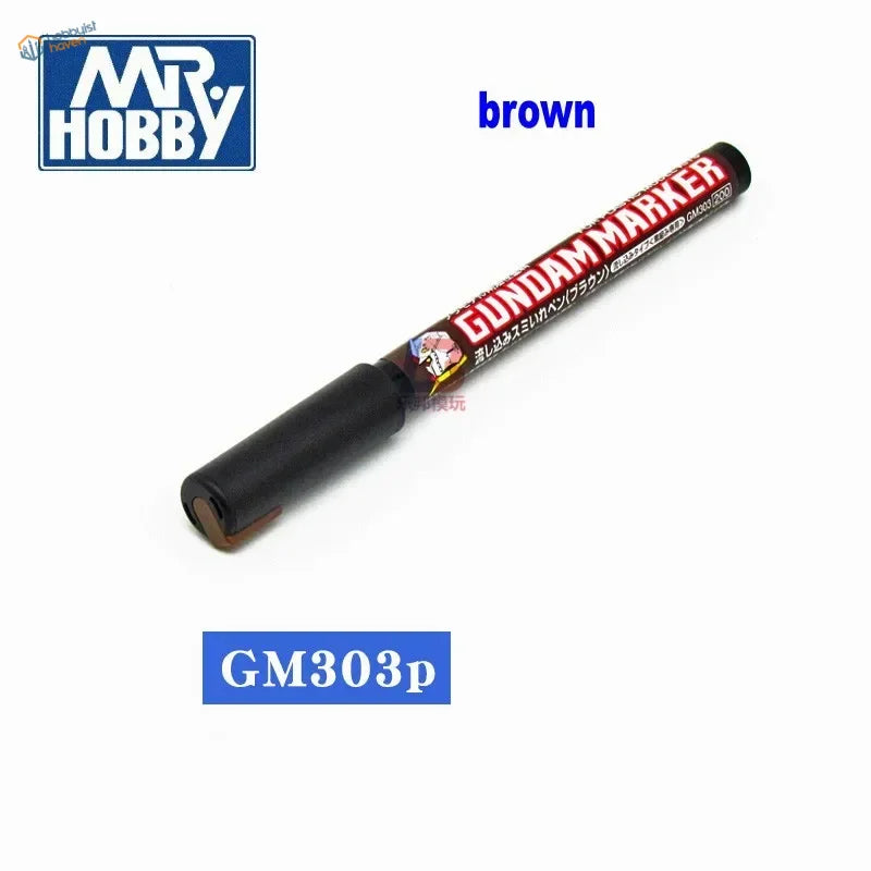 Black-bodied Gundam GM303P panel lining pen for scale modeling tools