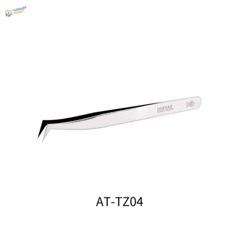 Precision stainless steel tweezers with silver tips and polished finish