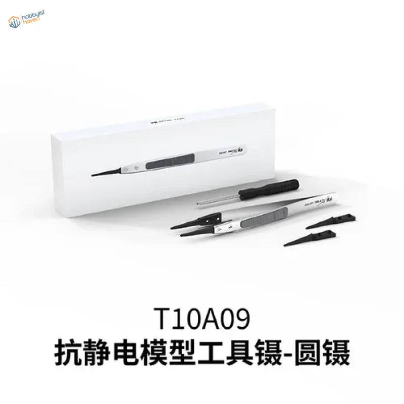 Pro Pro-grade antistatic tweezers with replaceable chucks, precision hobby set