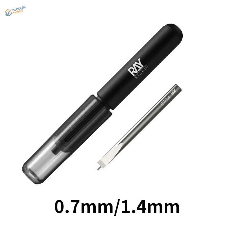 Black ray studio 0.7mm/1.4mm hole punch for professional step scraper