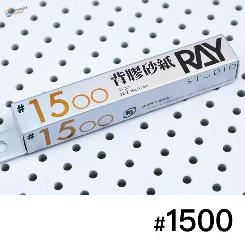 Ray Studio #1500 sandpaper box in self-adhesive sandpaper sets