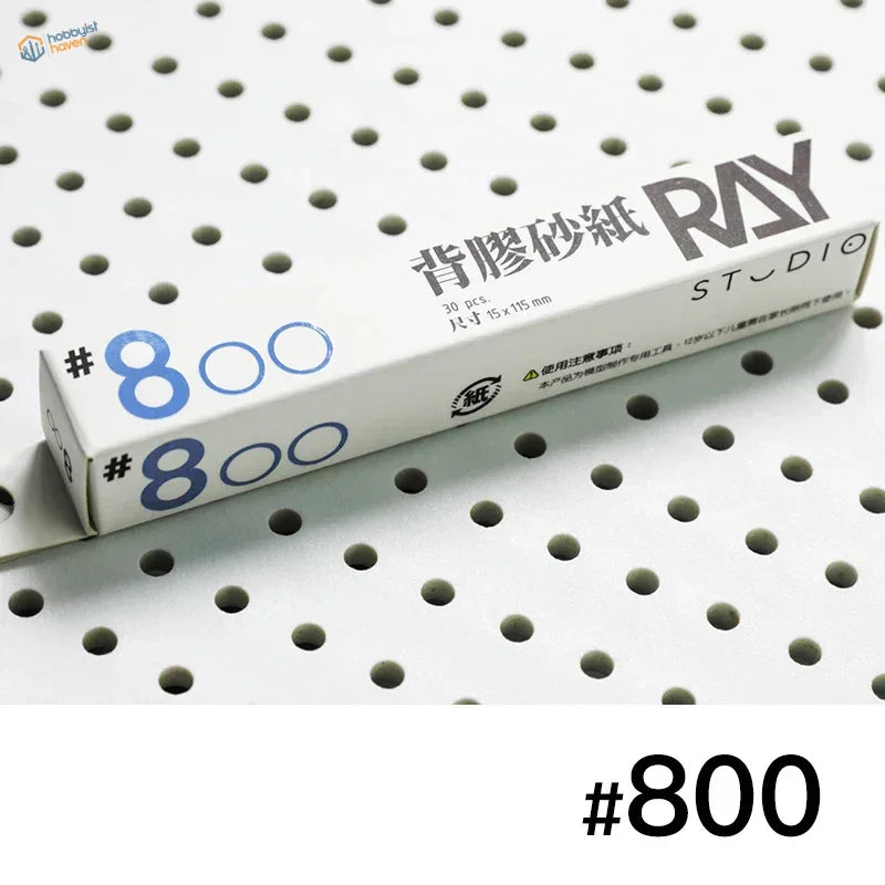 Ray Studio #800 self-adhesive sandpaper box, pre-cut sandpaper sets