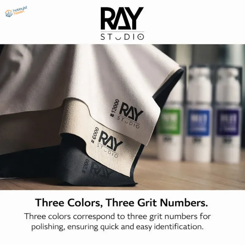 RAY Studio Ultra-Soft Polishing Cloth Set