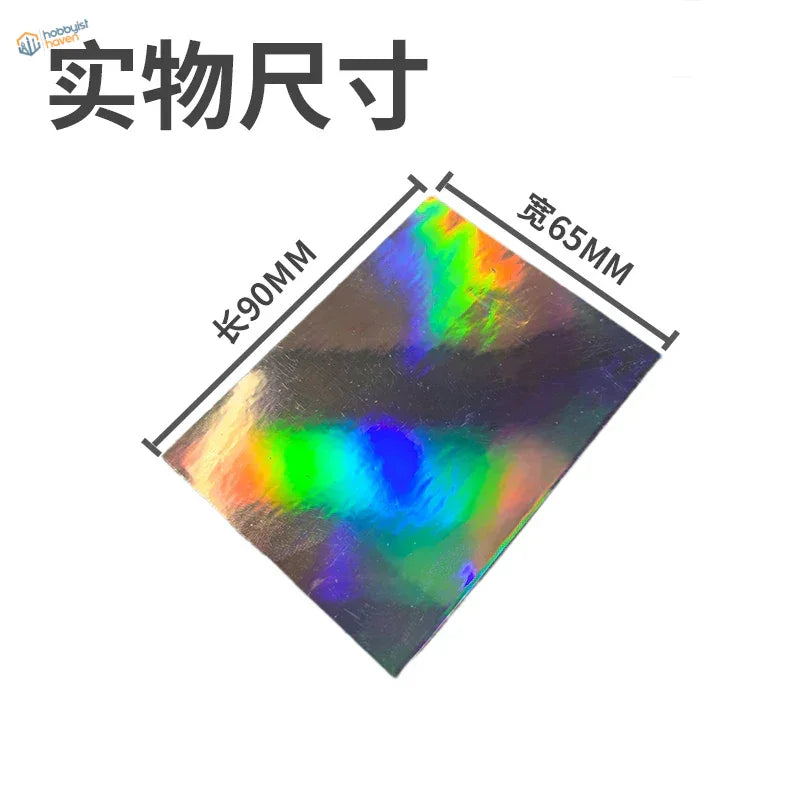 Shimmering iridescent reflective tape sticker for Gunpla scale modeling