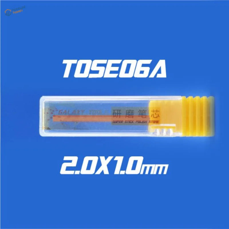 Sanding pen refill: 2.0x1.0mm yellow transparent tose06a abrasive stone lead