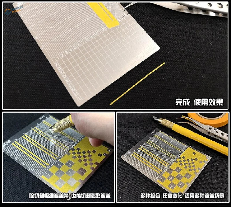 Clear acrylic cutting mat for stainless steel cutting template