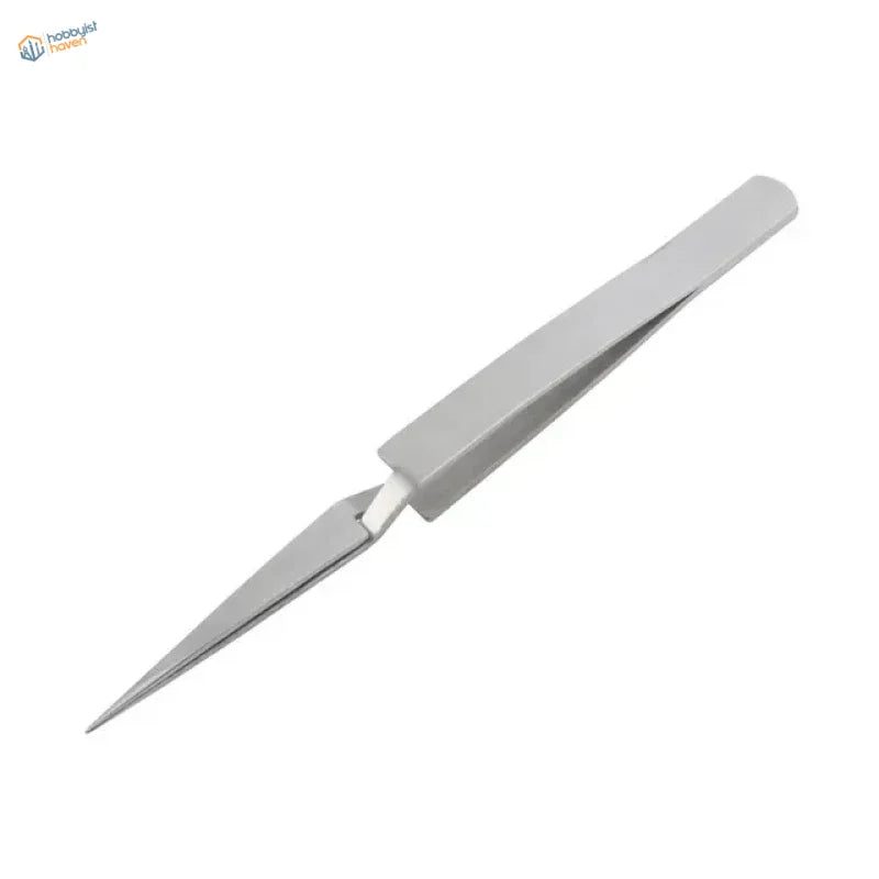Stainless steel reverse tweezers with pointed tips