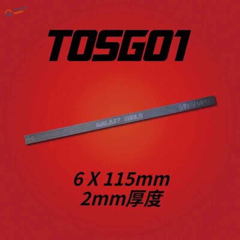 Stainless steel semicircular sanding tool: 6x115mm gray tosgo1 saw blade, 2mm thick