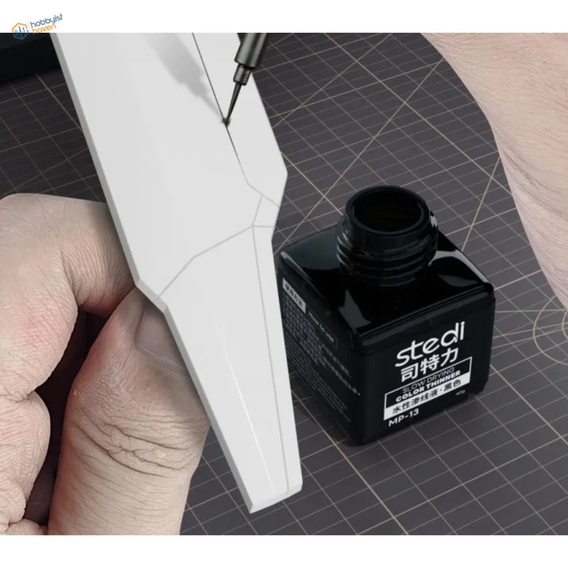 Stedi acrylic panel liner MP-13 slow-drying color thinner bottle