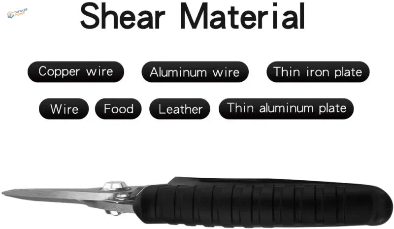 Stedi heavy-duty multipurpose hobby shears with black textured grip and metallic blades for precision hobby tools