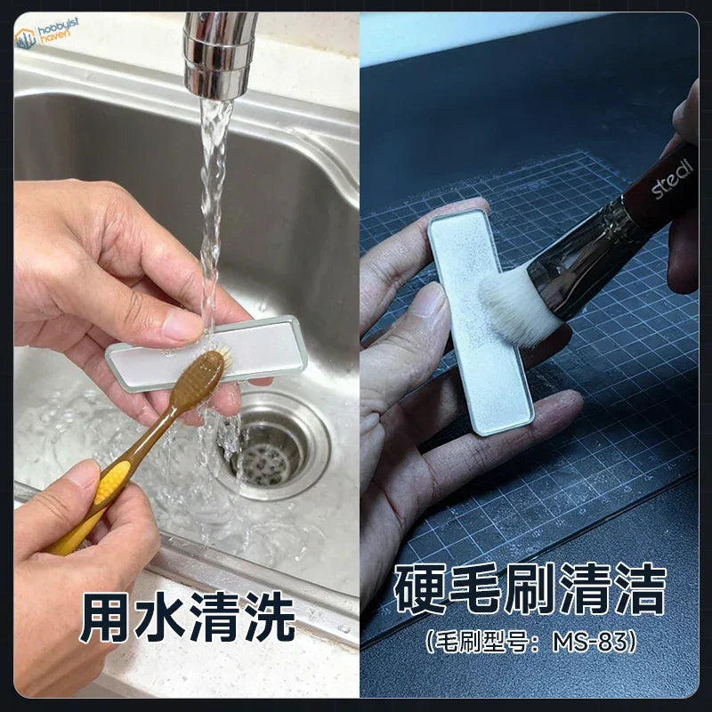 Stedi Upgraded Glass Files with silver rectangular cleaning pad