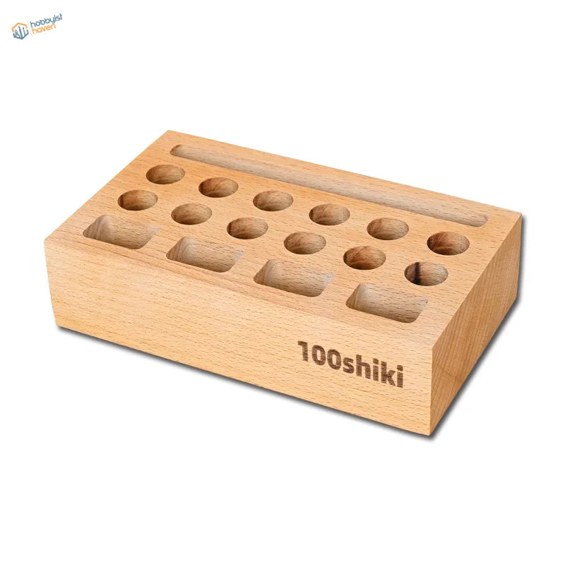 100shiki light wooden racks for scale modeling tools storage