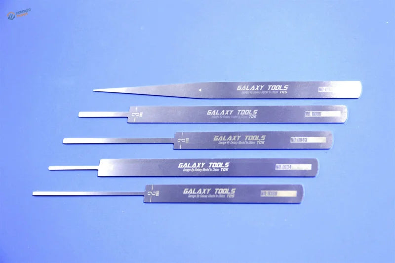 Ultra-fine stainless steel files with precision pick tools and engravings