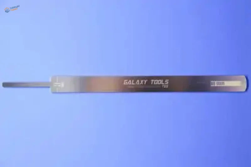 Ultra-fine stainless steel files: Galaxy tools 125 metallic flat file back