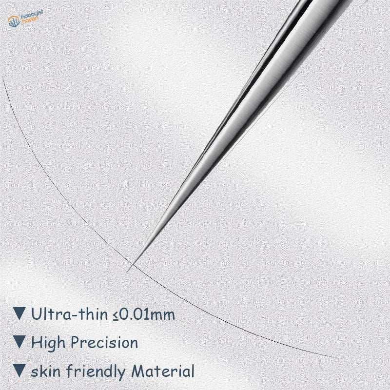 Ultra-fine stainless steel tweezers for best results in scale modeling tools