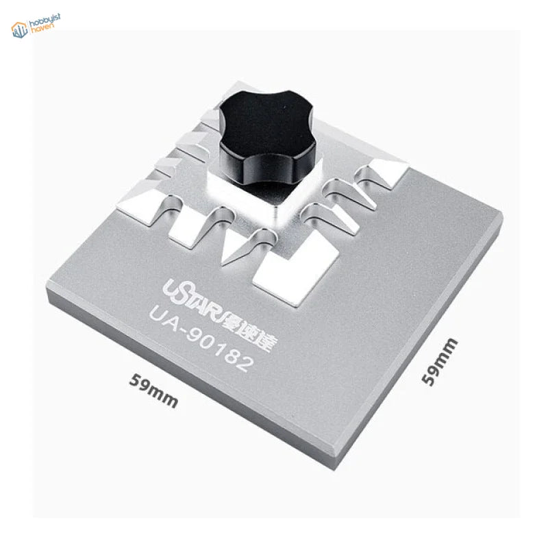 UStar UA-90182 photoetch bending tool with black knob and white inserts