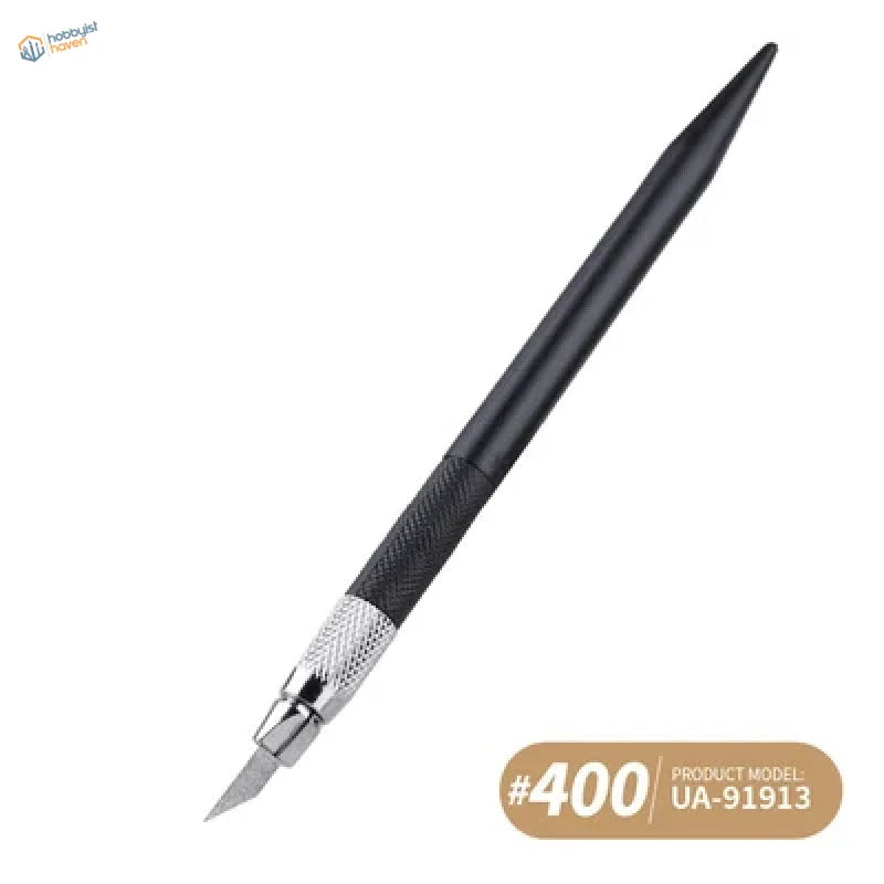 UStar sanding pen UA-9193 black precision craft knife with silver blade