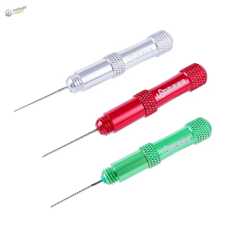 UStar carving wire saw with 3 colorful aluminum piercing needles