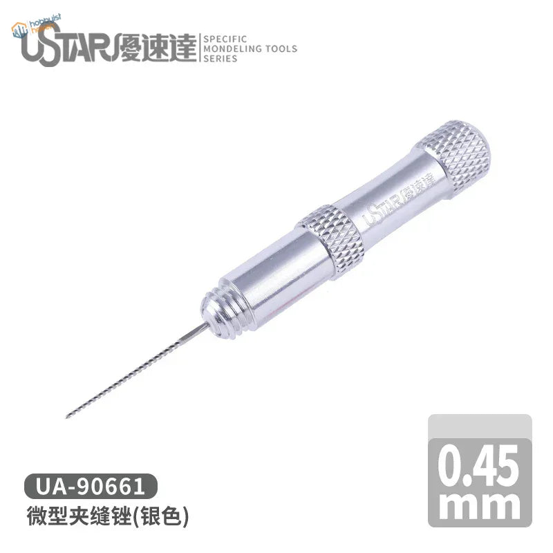 Ustar carving wire saw silver needle tool 0.45mm spiral tip
