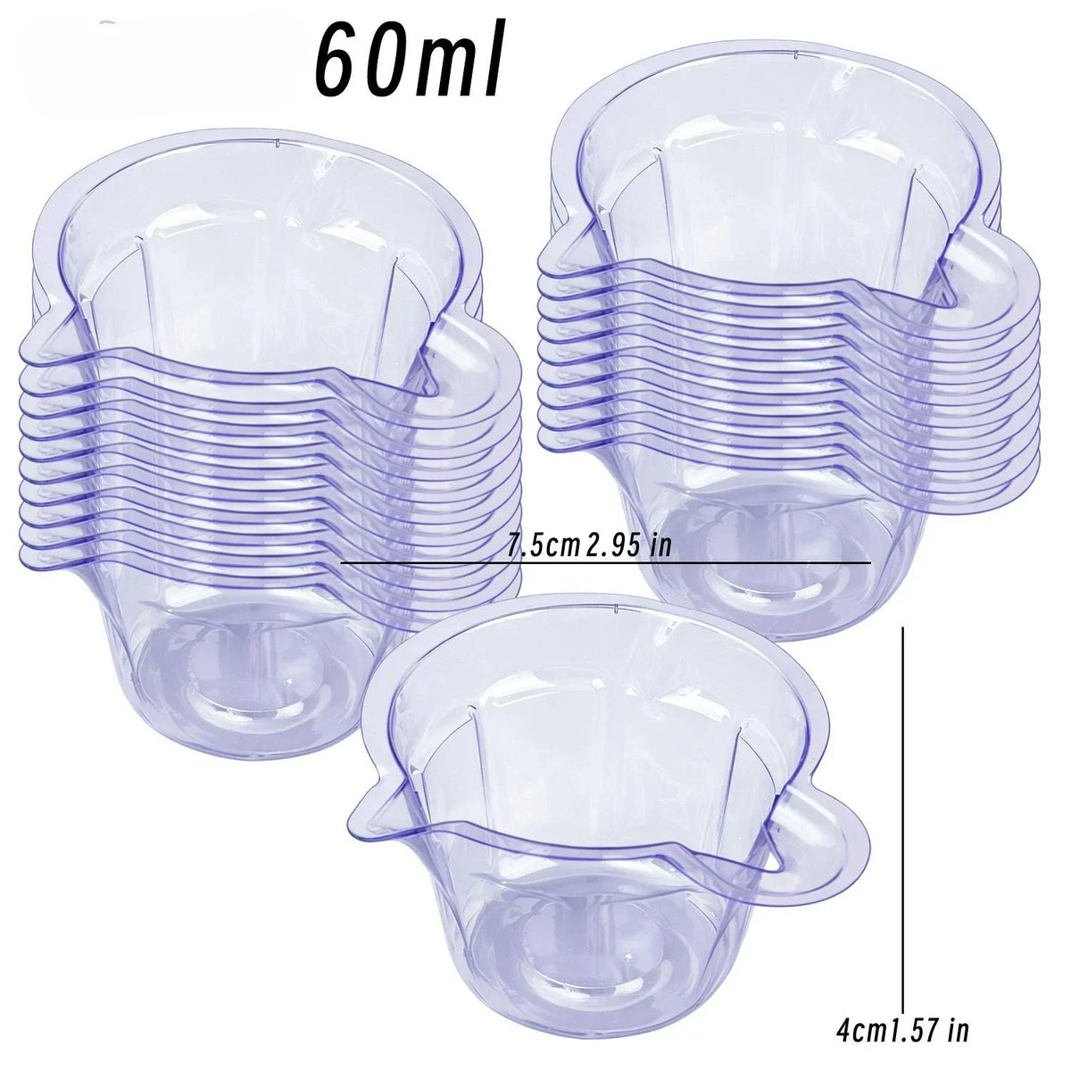 Clear Disposable Paint Mixing Cups