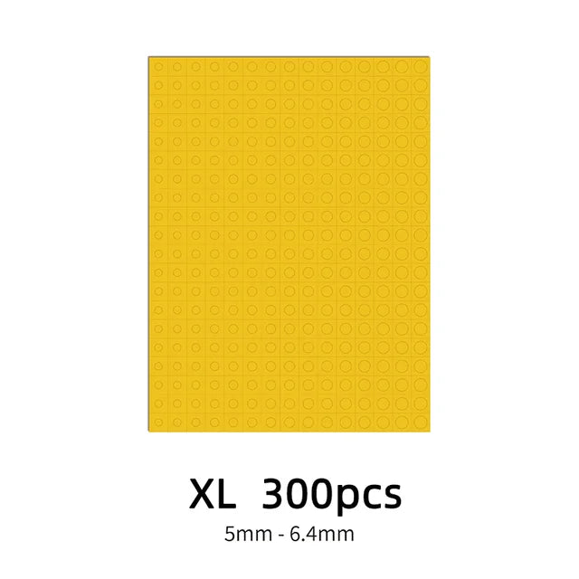 Galaxy Model yellow XL tactile dots, 300 mask circles per pack
