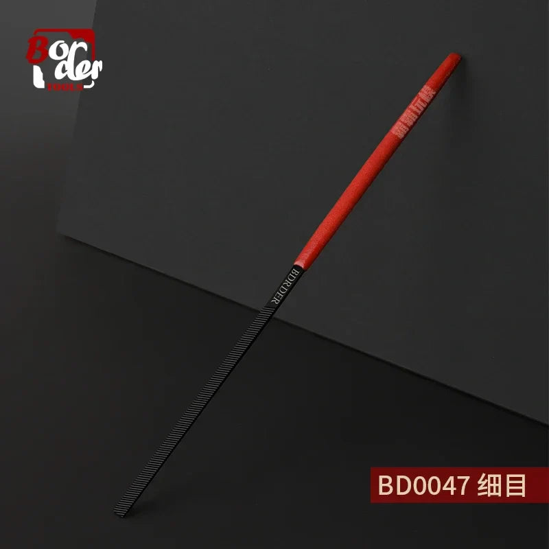 Border Model Ultra-Thin Modeling File with red black border and ridged edge