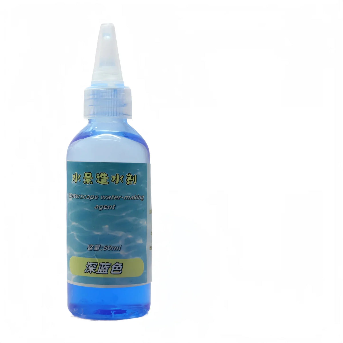 50ml Water Effect Gel translucent blue Waterscape bottle with white nozzle