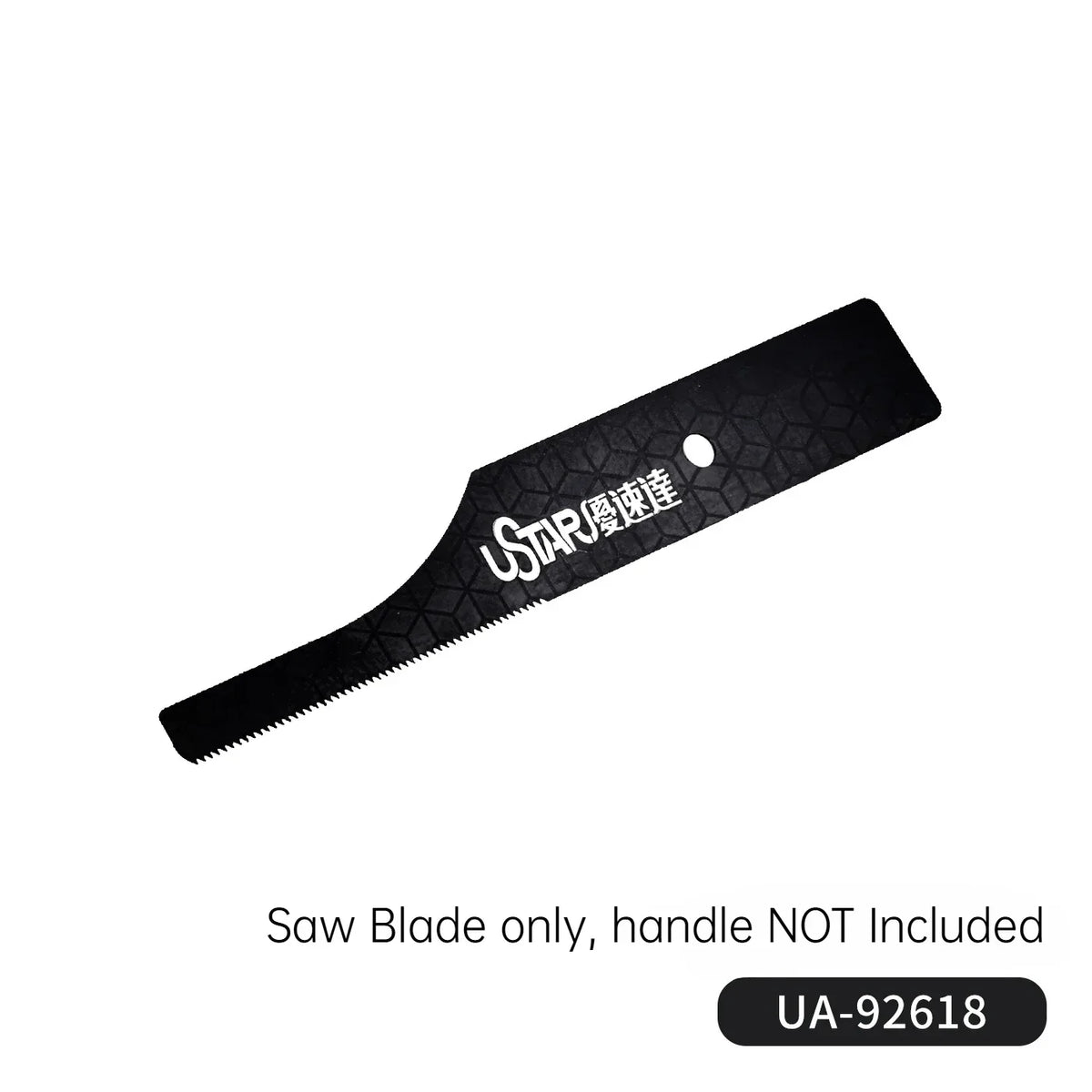Ustar stainless steel model hand saw blade with serrated edge