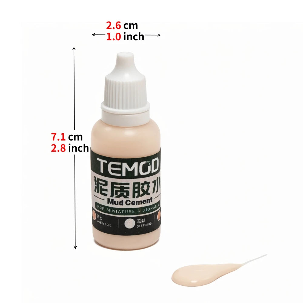 TEMOD mud-textured scenic glue, Sand Beige