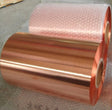 Two copper sheet rolls: textured and smooth 0.01/0.2mm copper sheet