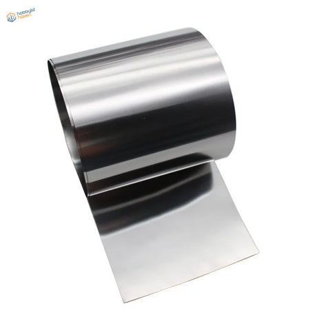 Sleek polished stainless steel foil sheet, 0.01-0.5mm reflective silver finish