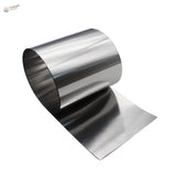Sleek polished stainless steel foil sheet, 0.01-0.5mm reflective silver finish