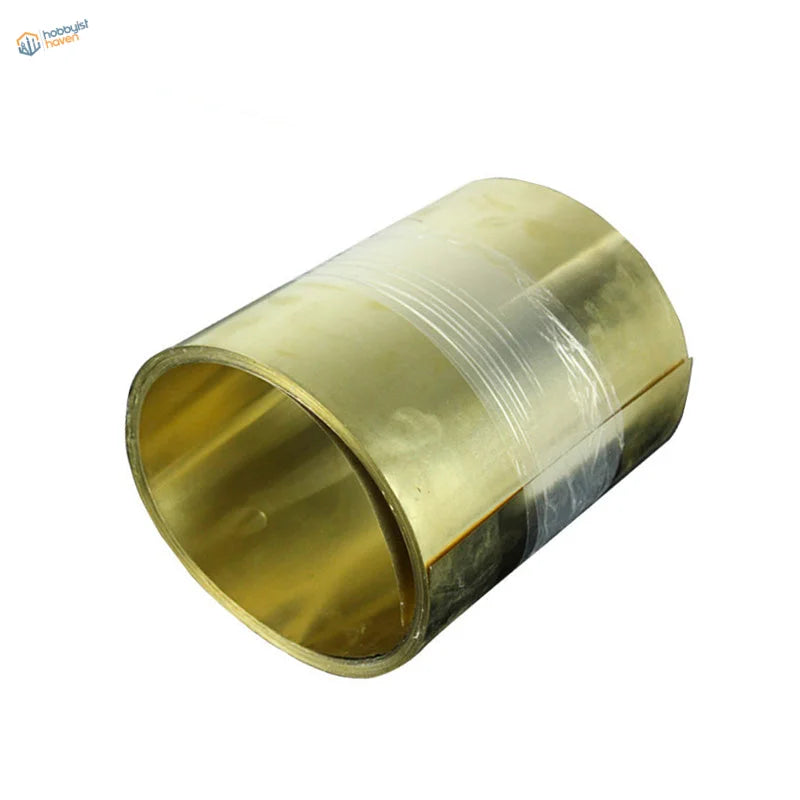 Cylindrical brass bushing from 0.01~1mm brass sheet for scale modeling tools