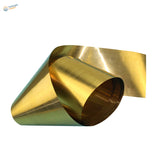 Shiny coiled 0.01-1mm brass sheet for scale modeling tools